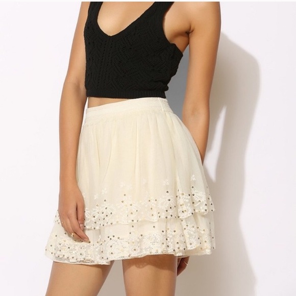 Urban Outfitters Dresses & Skirts - URBAN OUTFITTERS KIMCHI BLUE LACE/SEQUIN MINI
